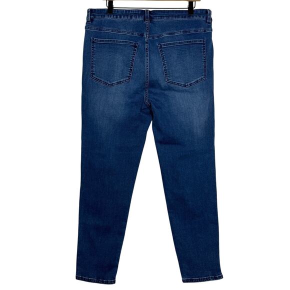 Universal Standard Skinny Jeans Womens Plus Size 16 Blue Denim Seine High Rise - Picture 2 of 9